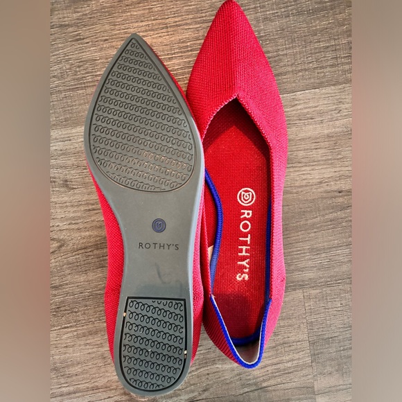 Red Rothy’s The Point Slip-on Shoe!! - Picture 3 of 5